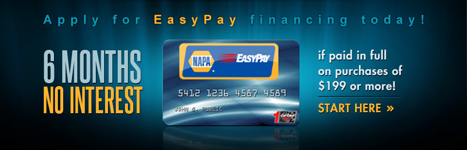 Apply for easypay financing today